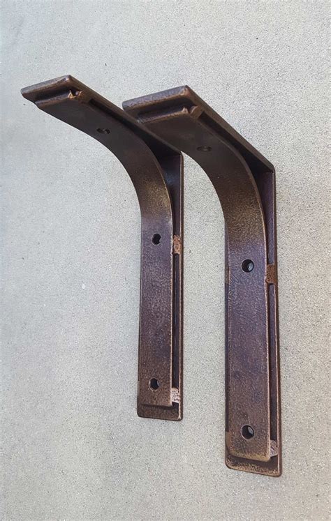 4 inch wrote iron metal brackets|wrought iron mounting angles.